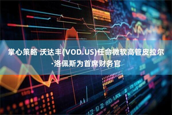 掌心策略 沃达丰(VOD.US)任命微软高管皮拉尔·洛佩斯为首席财务官